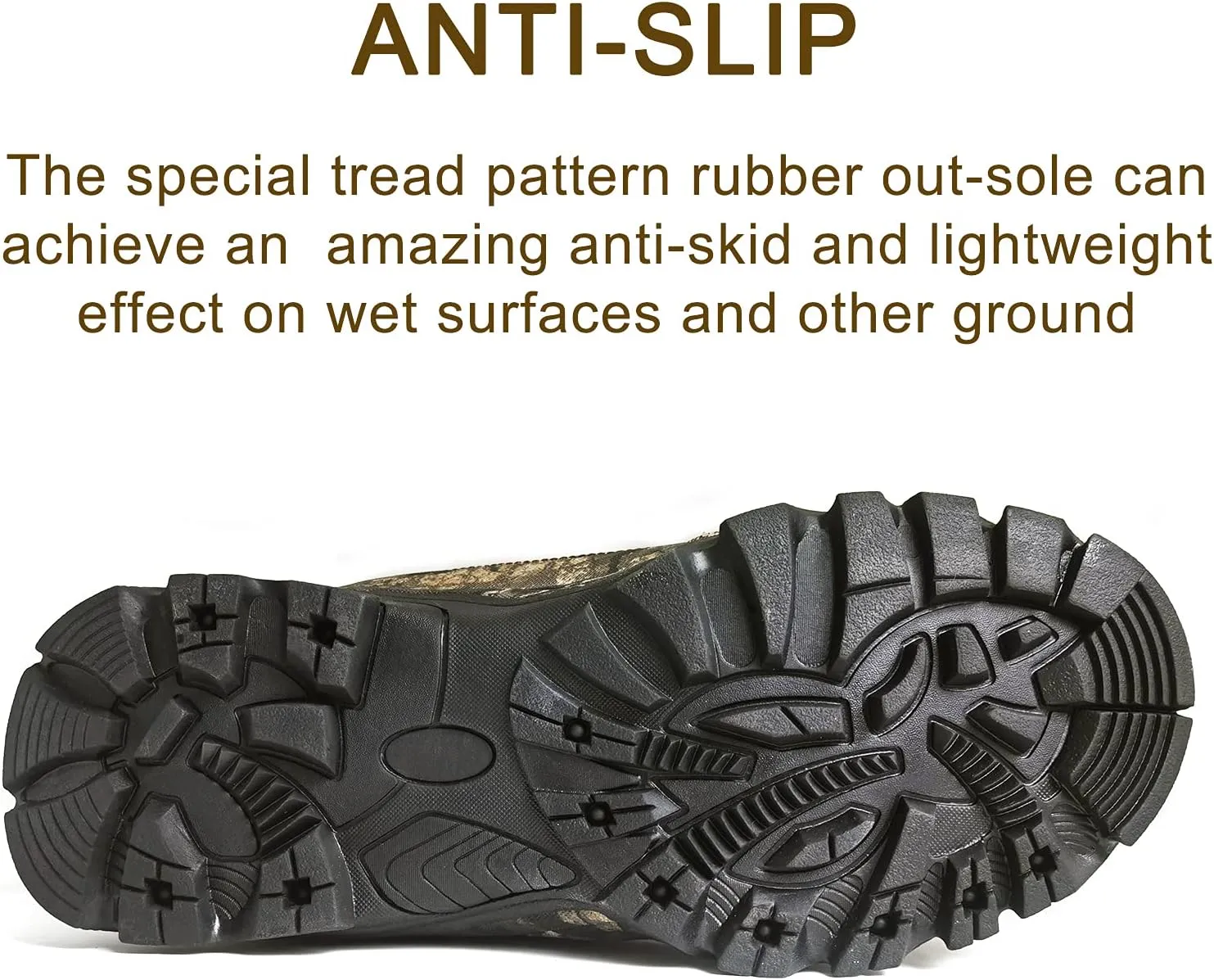 8 Fans Hunting Boots for Men,800g thinsulate Insulated Boots with Memory Foam Insole for Turkey Hunting Hiking