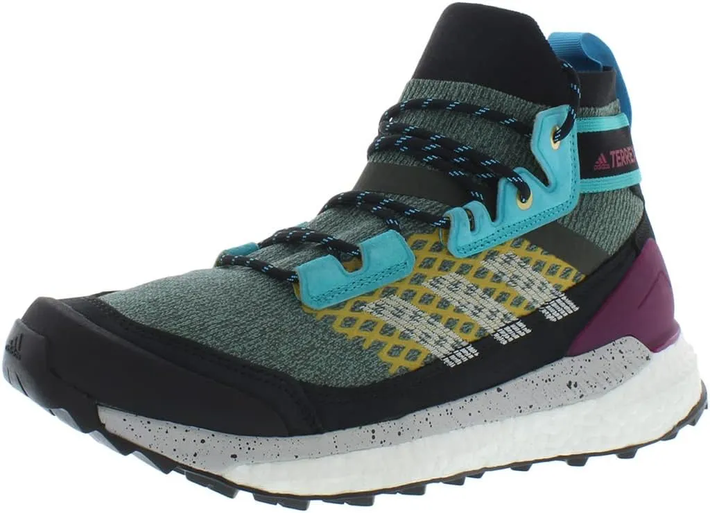 adidas Mens Terrex Free Hiker Blue Hiking Hiking Sneakers Shoes Casual - Green,Grey - Size 9.5 D