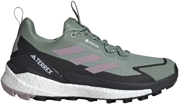 adidas Womens Terrex Free Hiker 2 Low GTX Hiking Hiking Sneakers Shoes - Green