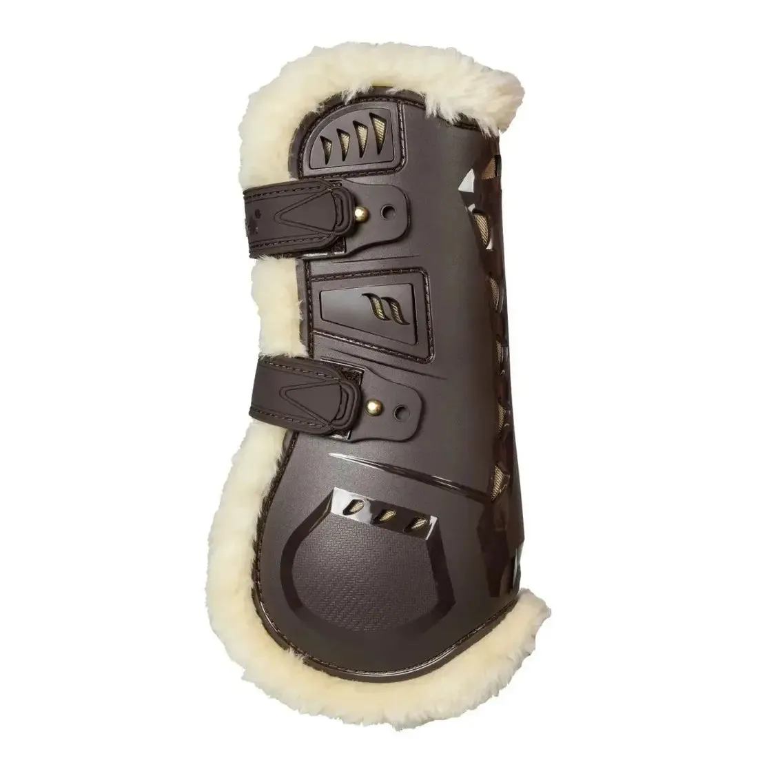 Airflow Jumping Tendon Boots with Faux Fur