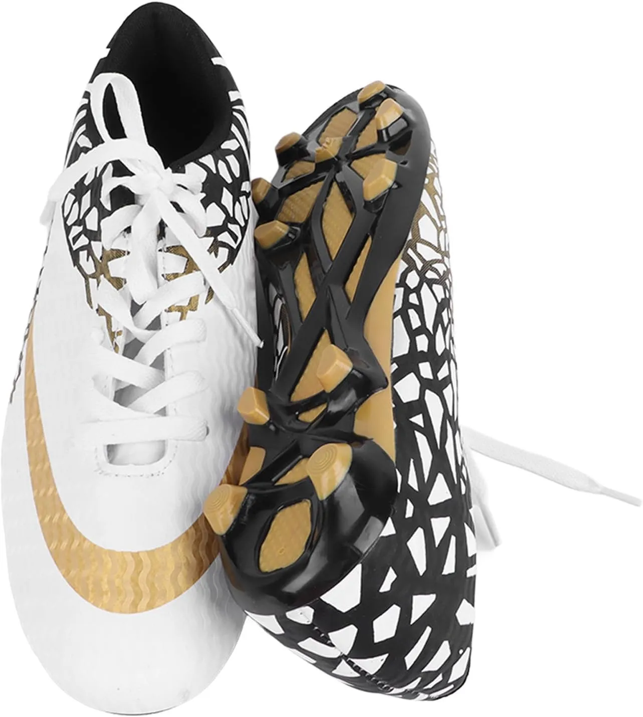 Alomejor Breathable Comfortable Soccer Shoes, Stable Support, Good Grip, Non Slip Cleats for Artificial Grass Outdoor Sports