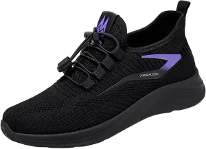 AMDBEL Fashion Sneakers for Women 2024, Womens Canvas Sneakers High Top Lace up Casual Walking Shoes Air Cushion Sneakers