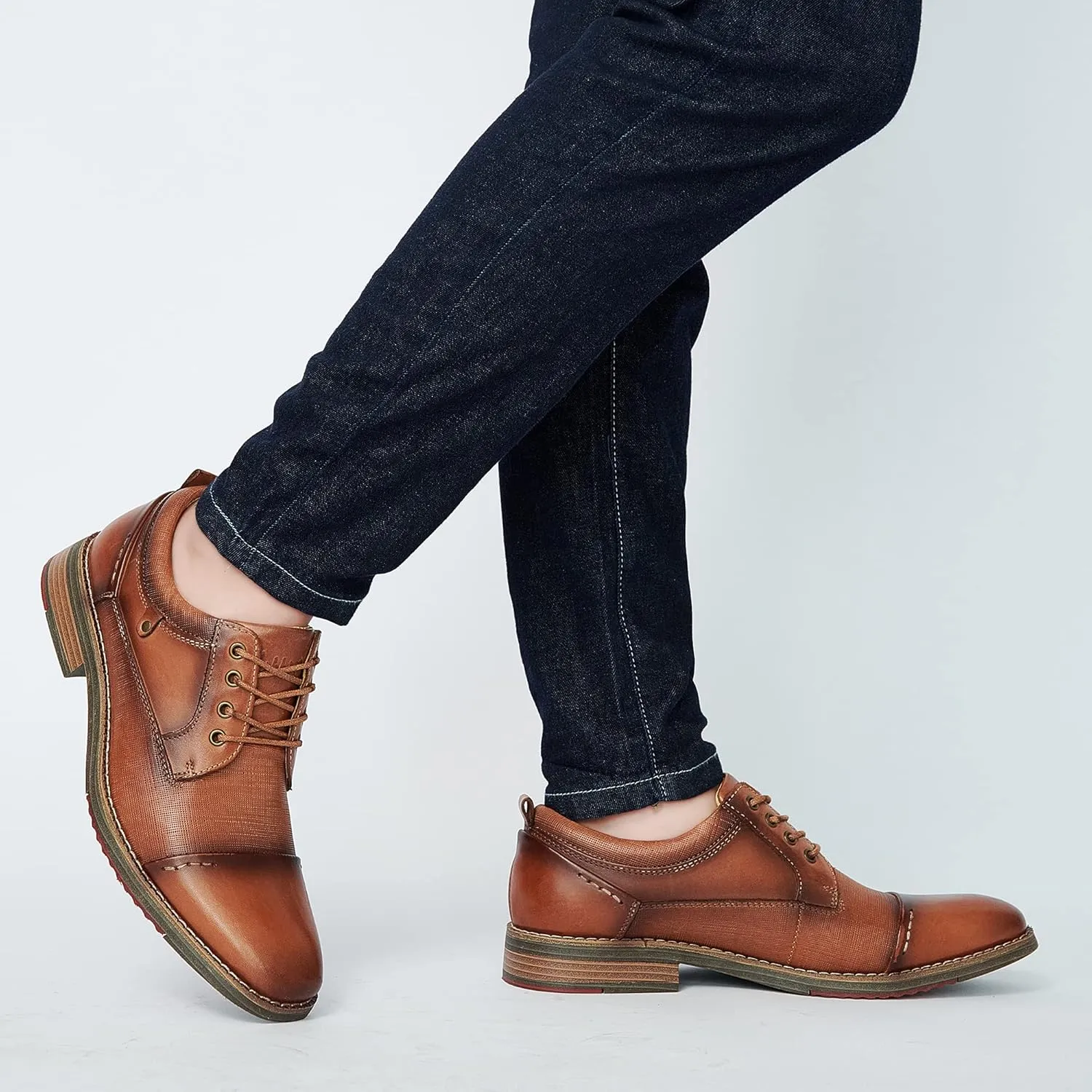 Arkbird Mens Dress Shoes Modern Oxford Leather Formal Shoe for Business and Derby Occasions