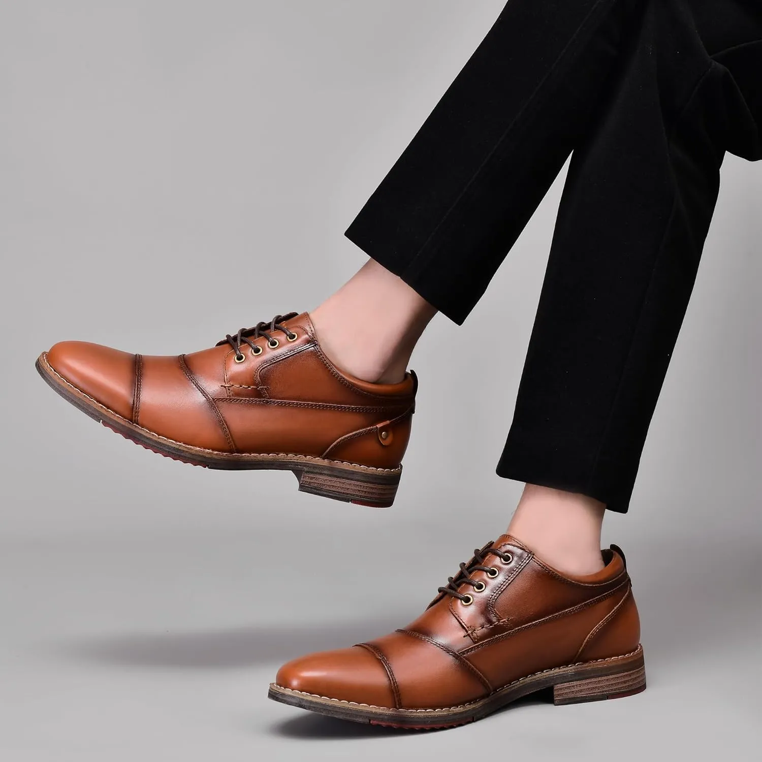 Arkbird Mens Dress Shoes Modern Oxford Leather Formal Shoe for Business and Derby Occasions
