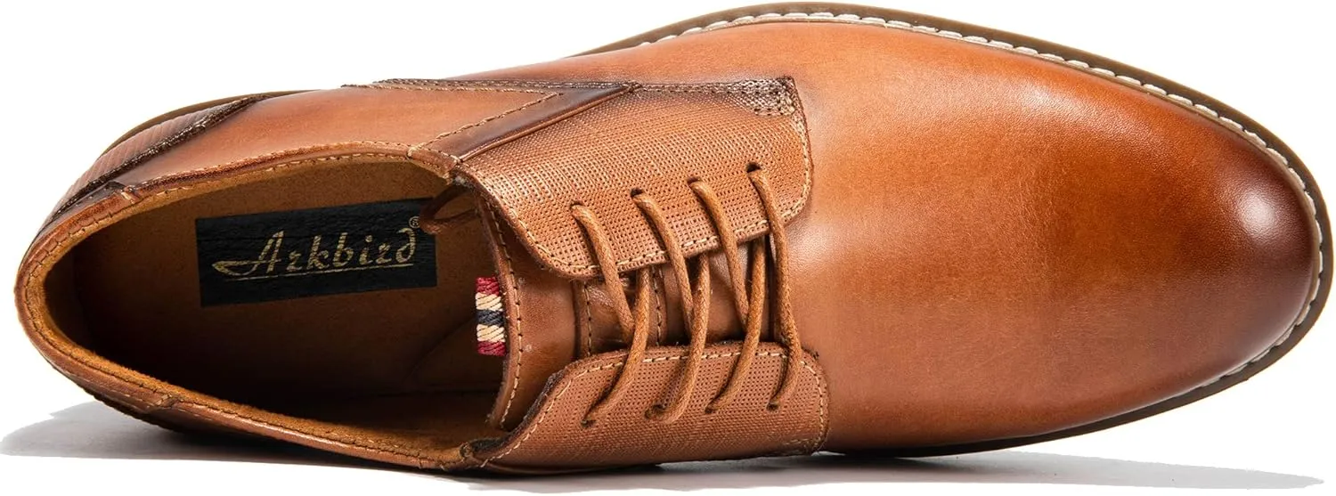 Arkbird Mens Dress Shoes Modern Oxford Leather Formal Shoe for Business and Derby Occasions