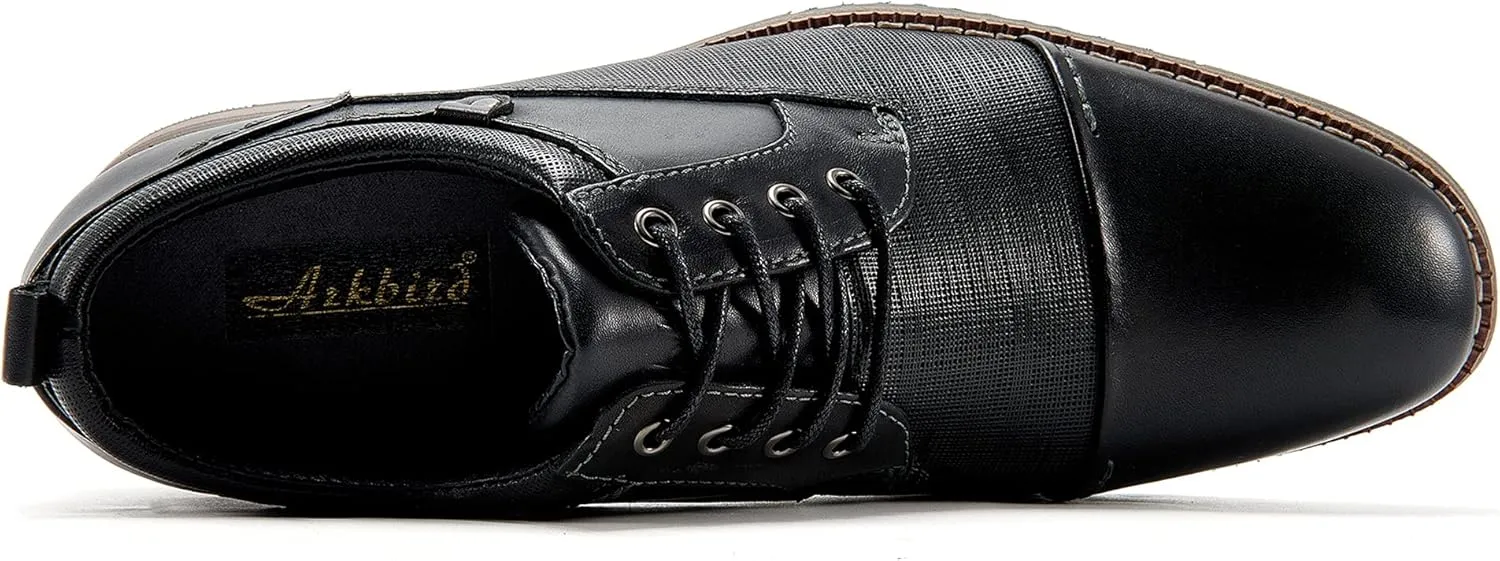 Arkbird Mens Dress Shoes Modern Oxford Leather Formal Shoe for Business and Derby Occasions