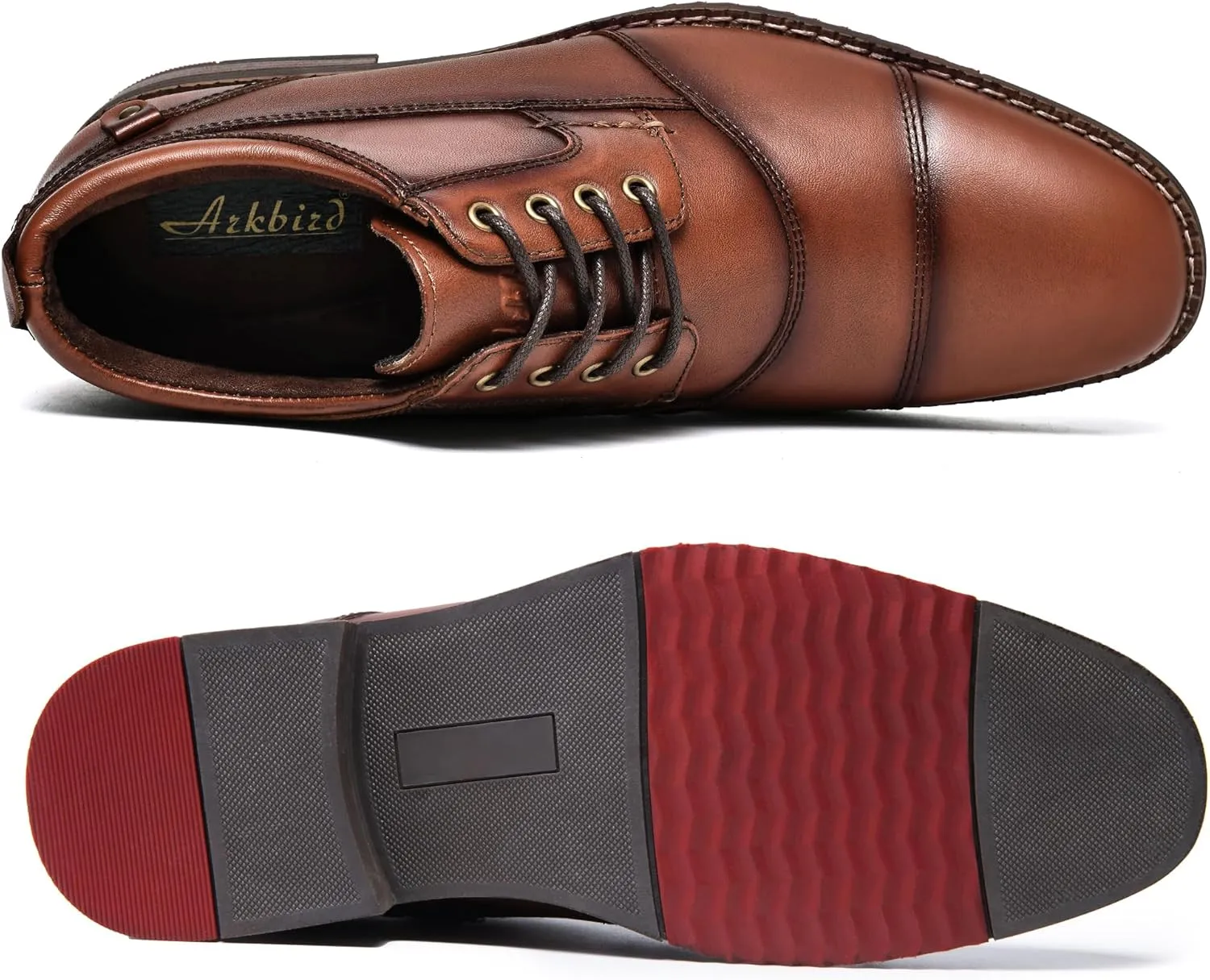 Arkbird Mens Dress Shoes Modern Oxford Leather Formal Shoe for Business and Derby Occasions
