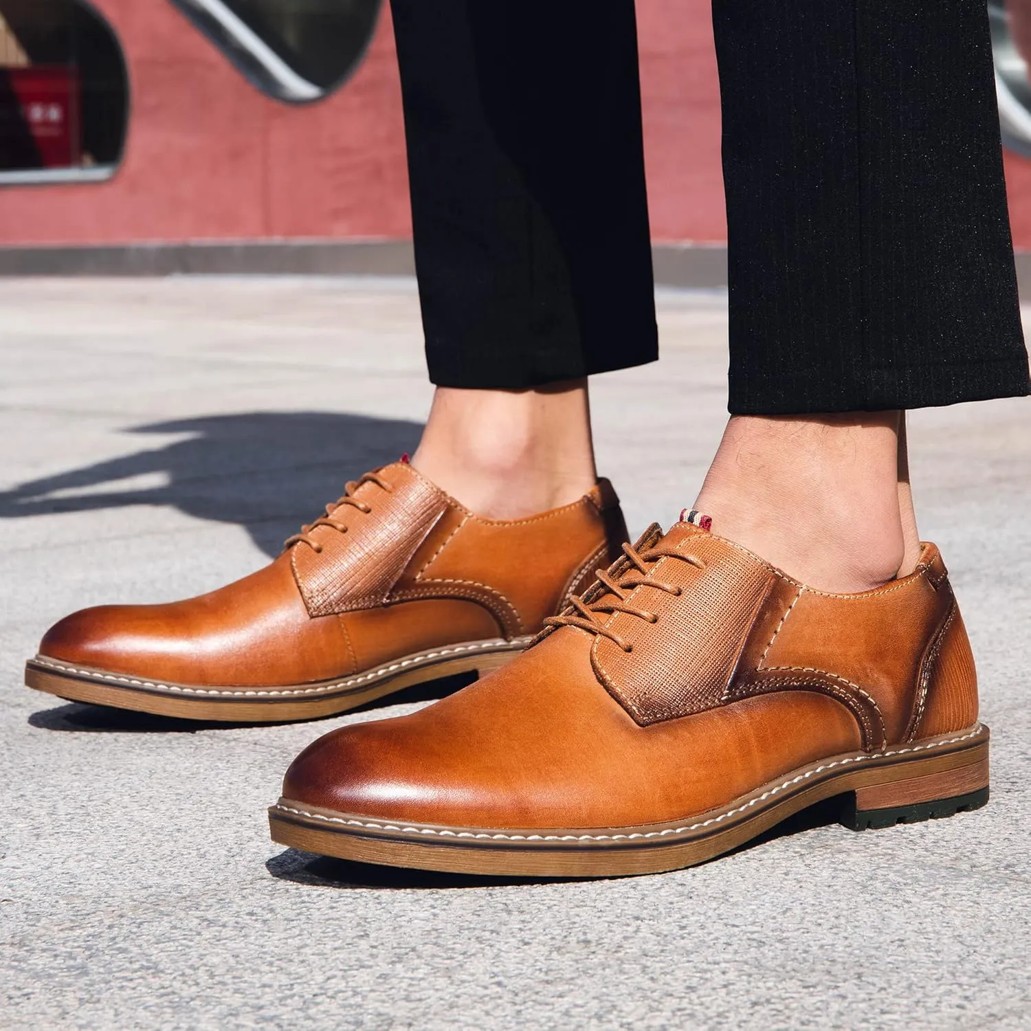 Arkbird Mens Dress Shoes Modern Oxford Leather Formal Shoe for Business and Derby Occasions