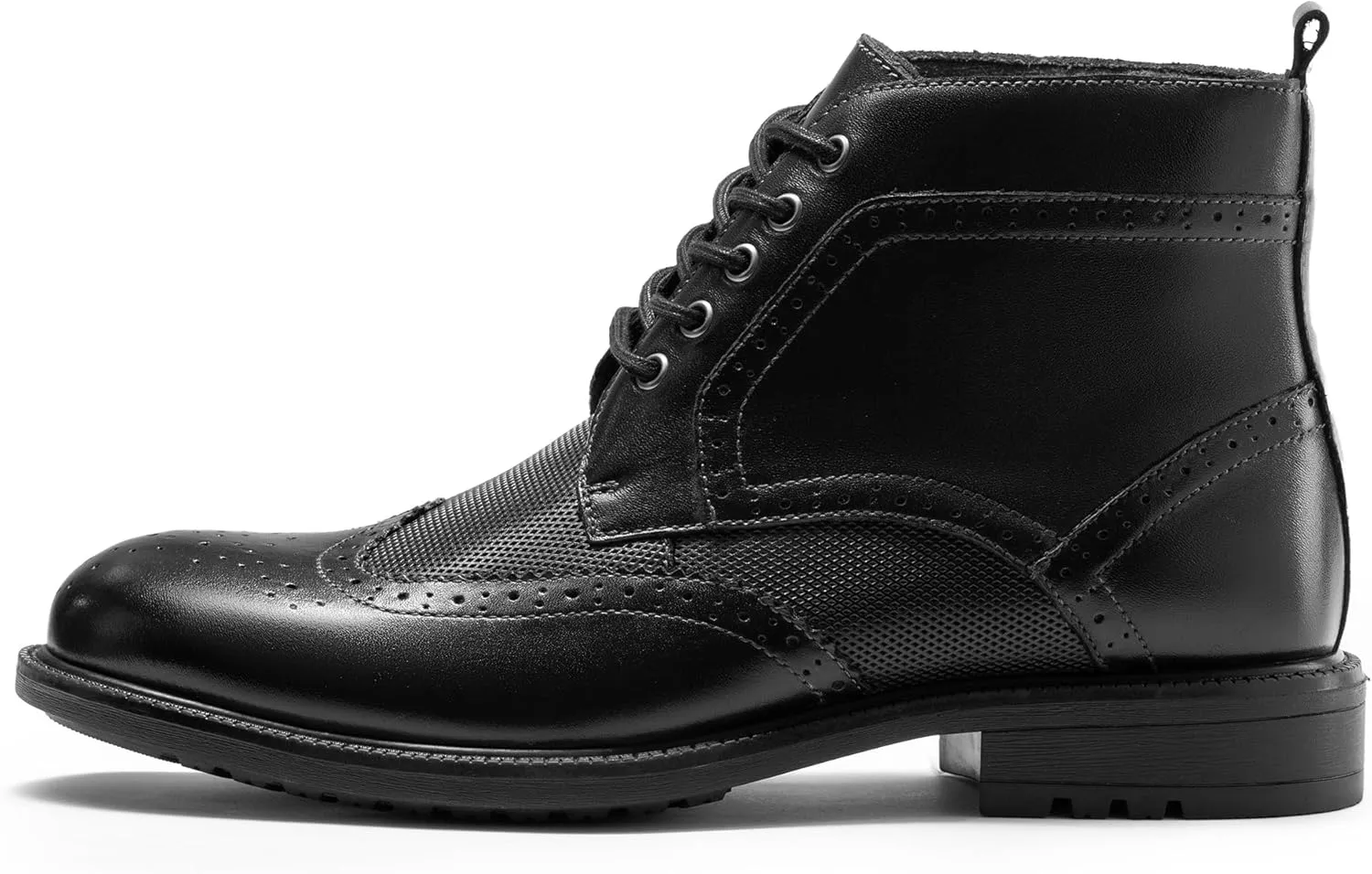 Arkbird Mens Oxford Dress Boots Fashion Casual Genuine Leather Brogue Chukka Ankle Boot for Men