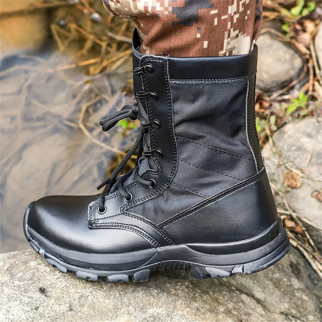Autumn Ultra Light Men's Tactical Boots Outdoor Waterproof Non-Slip Hiking Shoes Travel Shoes