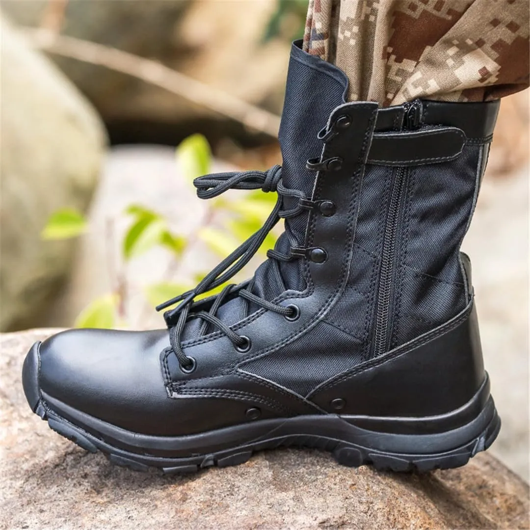 Autumn Ultra Light Men's Tactical Boots Outdoor Waterproof Non-Slip Hiking Shoes Travel Shoes