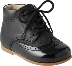 Baby & Boys Lace-Up Two-Tone Leather Brogue Shoes ?C Stylish & Comfortable Footwear
