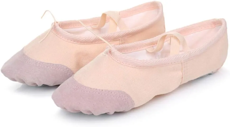 Ballet Women Canvas Dance Shoes Gymnastics Yoga Shoes Children Adult Soft Canvas Flats