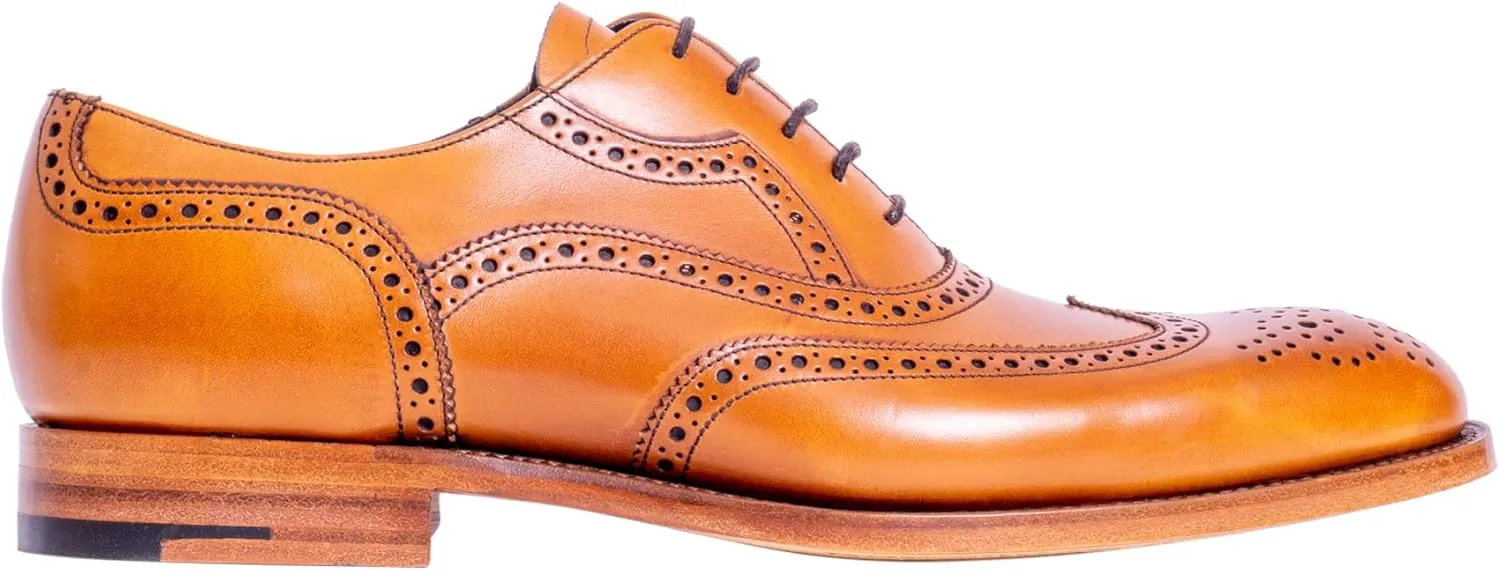 BARKER Bladen Men's Handmade Leather Brogue Oxford Dress Shoes ?C Premium Formal Footwear for Men