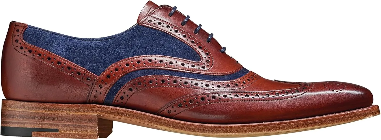 BARKER McClean Men's Handmade Leather Oxford Dress Shoes ?C Goodyear Welted, Full Leather Sole, Premium Calf Leather ?C Formal & Business Wear