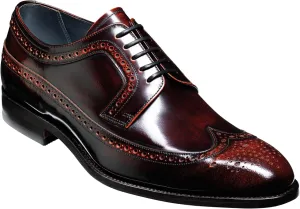 BARKER Woodbridge Men's Handmade Leather Oxford Brogue Dress Shoes ?C Goodyear Welted, Full Hi-Shine Calf Leather, Formal Business & Wedding Footwear