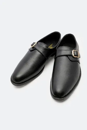 Black Formal Monk Shoes