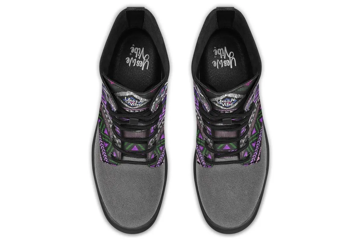 Bohemianism Purple Gray Lines