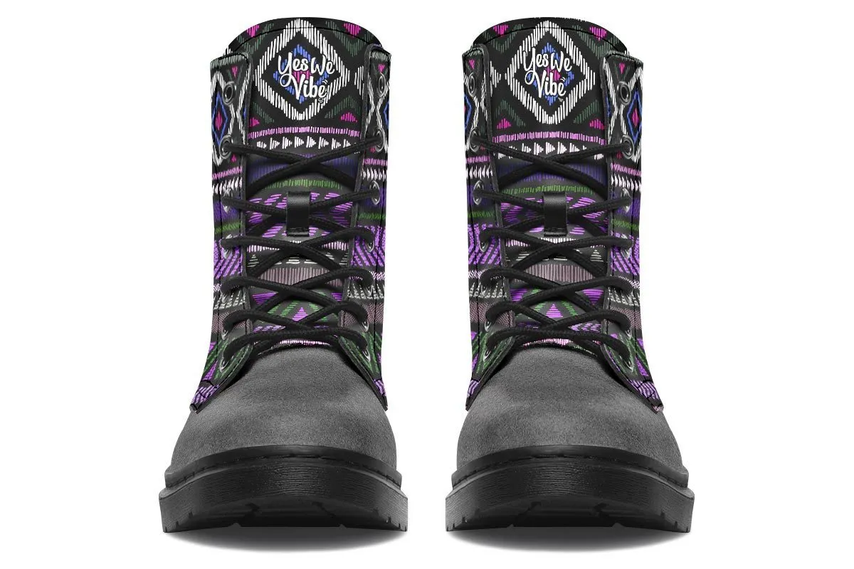 Bohemianism Purple Gray Lines