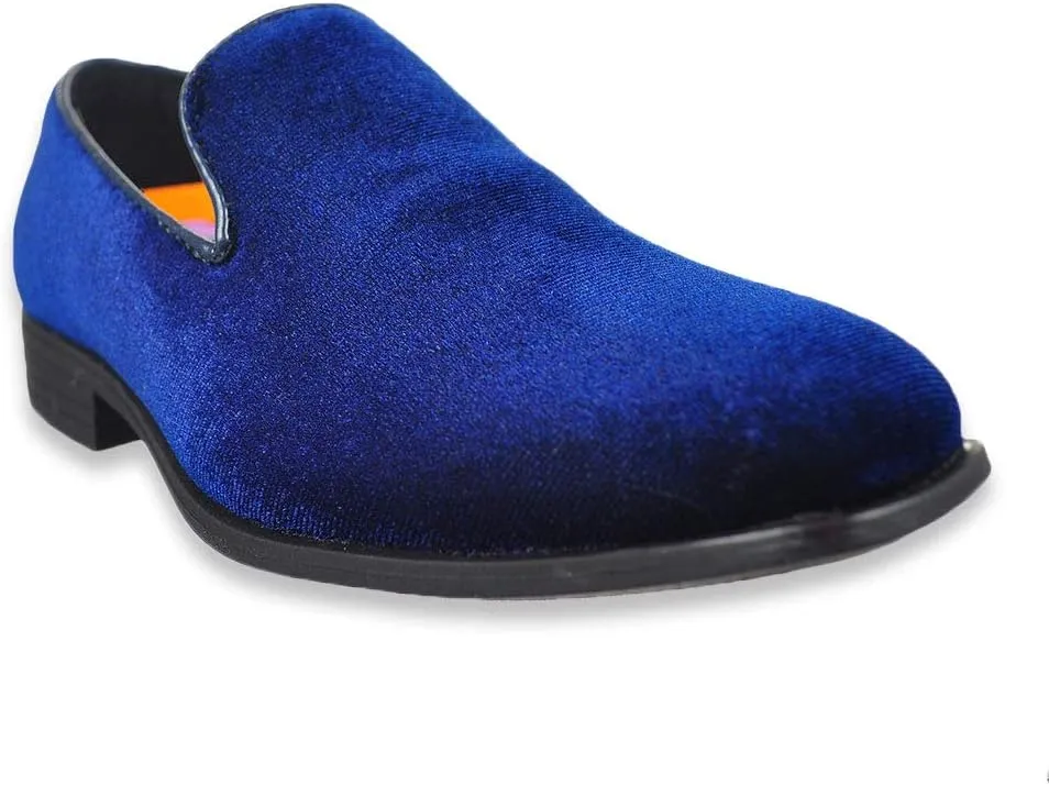 Boys' Velvet Slip-On Shoes