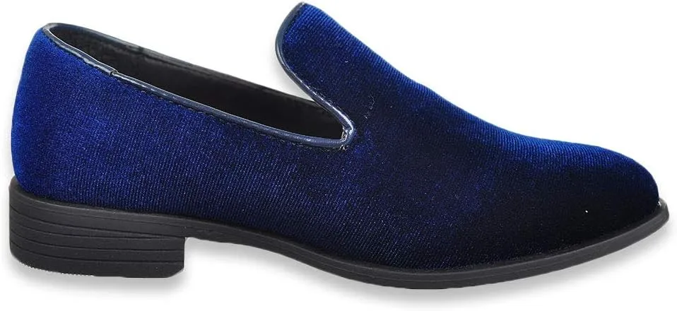 Boys' Velvet Slip-On Shoes
