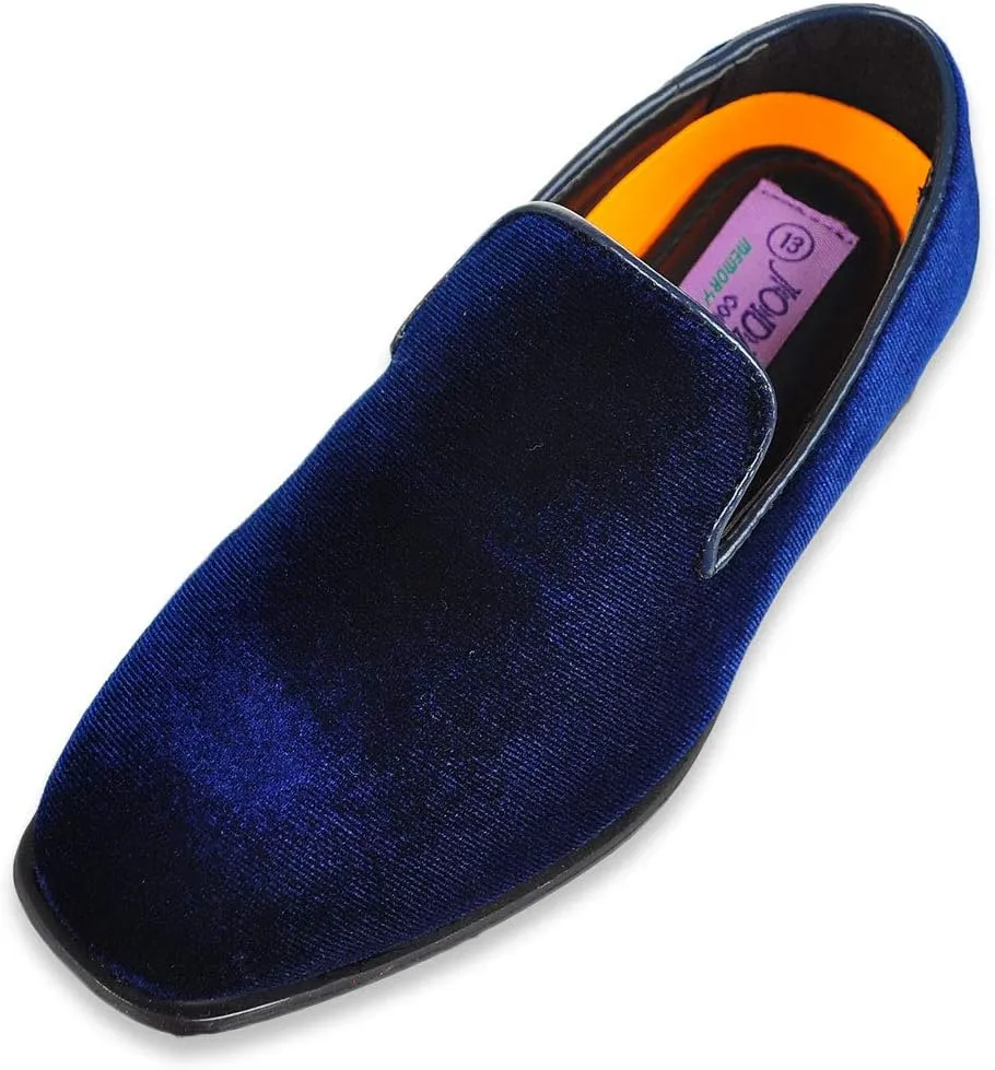 Boys' Velvet Slip-On Shoes