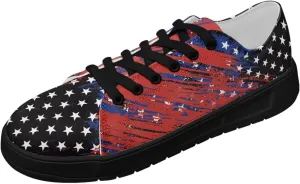 Canvas Shoes Lace-Up Low Top Sneakers Womens Fashion Casual Shoes Walking Comfortable Platform Canvas Sneakers