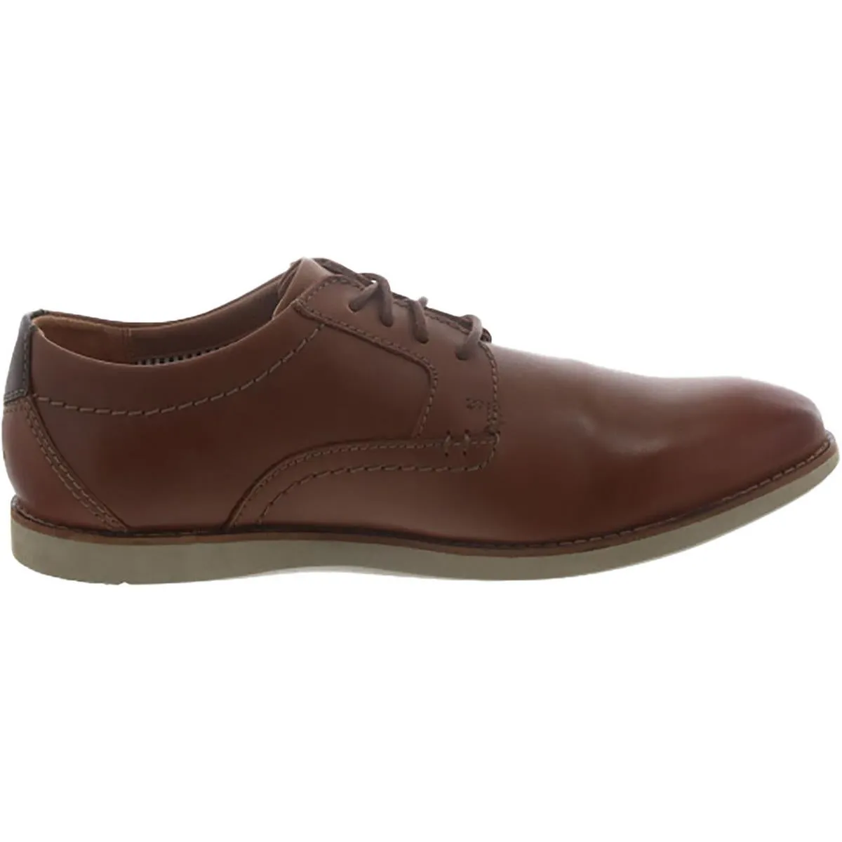 Clarks Mens Raharto Plain  Lace-Up Dressy Oxfords