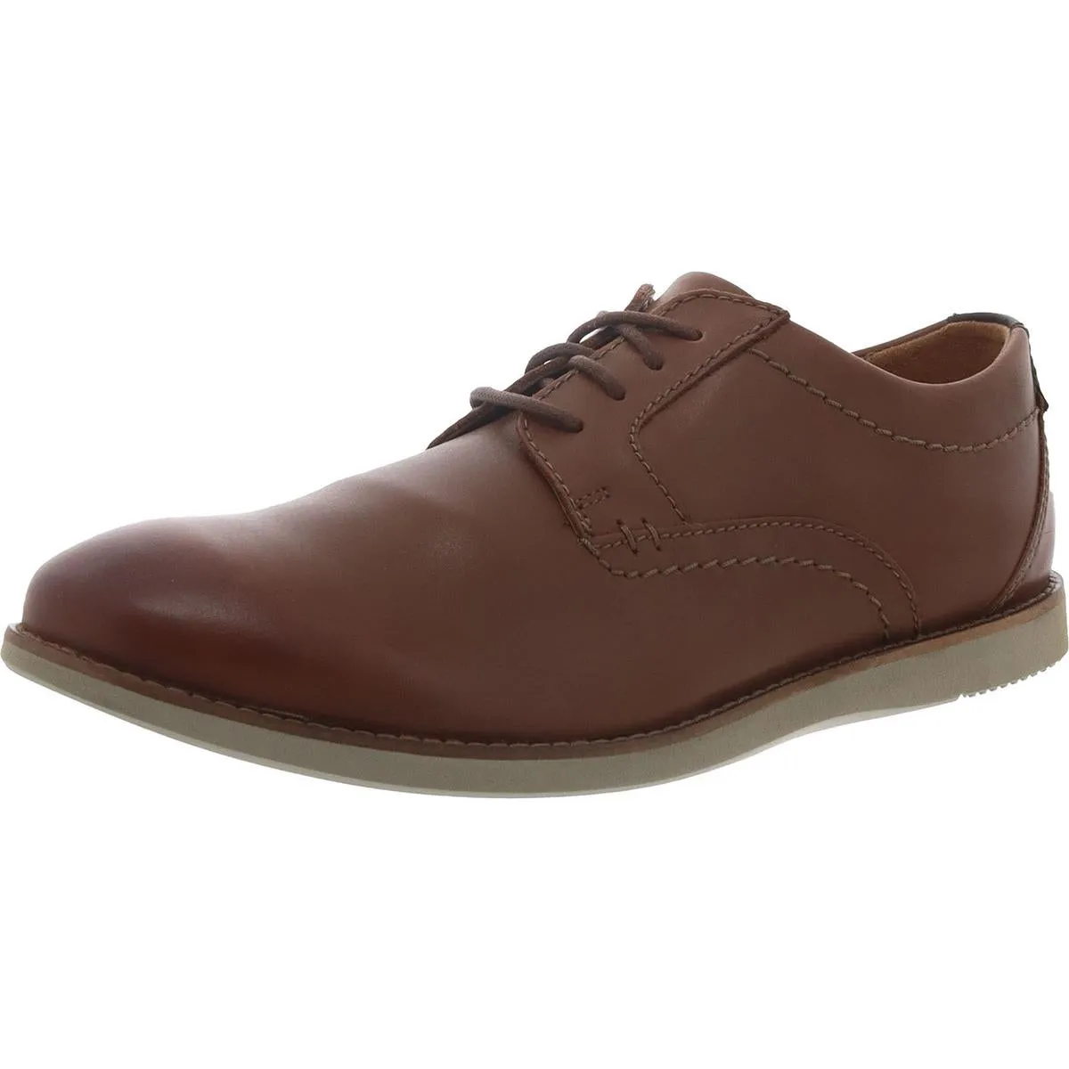 Clarks Mens Raharto Plain  Lace-Up Dressy Oxfords