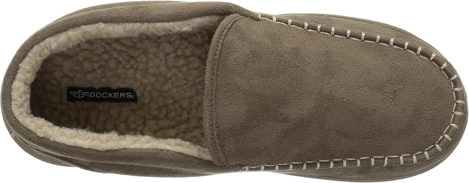 Dockers Men's Craig Ultra-Light Mid Moccasin Premium Slippers