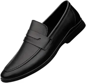 Dress Oxford for Men Slip On Wedding Party Shoes Slip on Casual Loafer Mens Driving Flat Shoes British Gentleman Style Genuine Leather Shoes