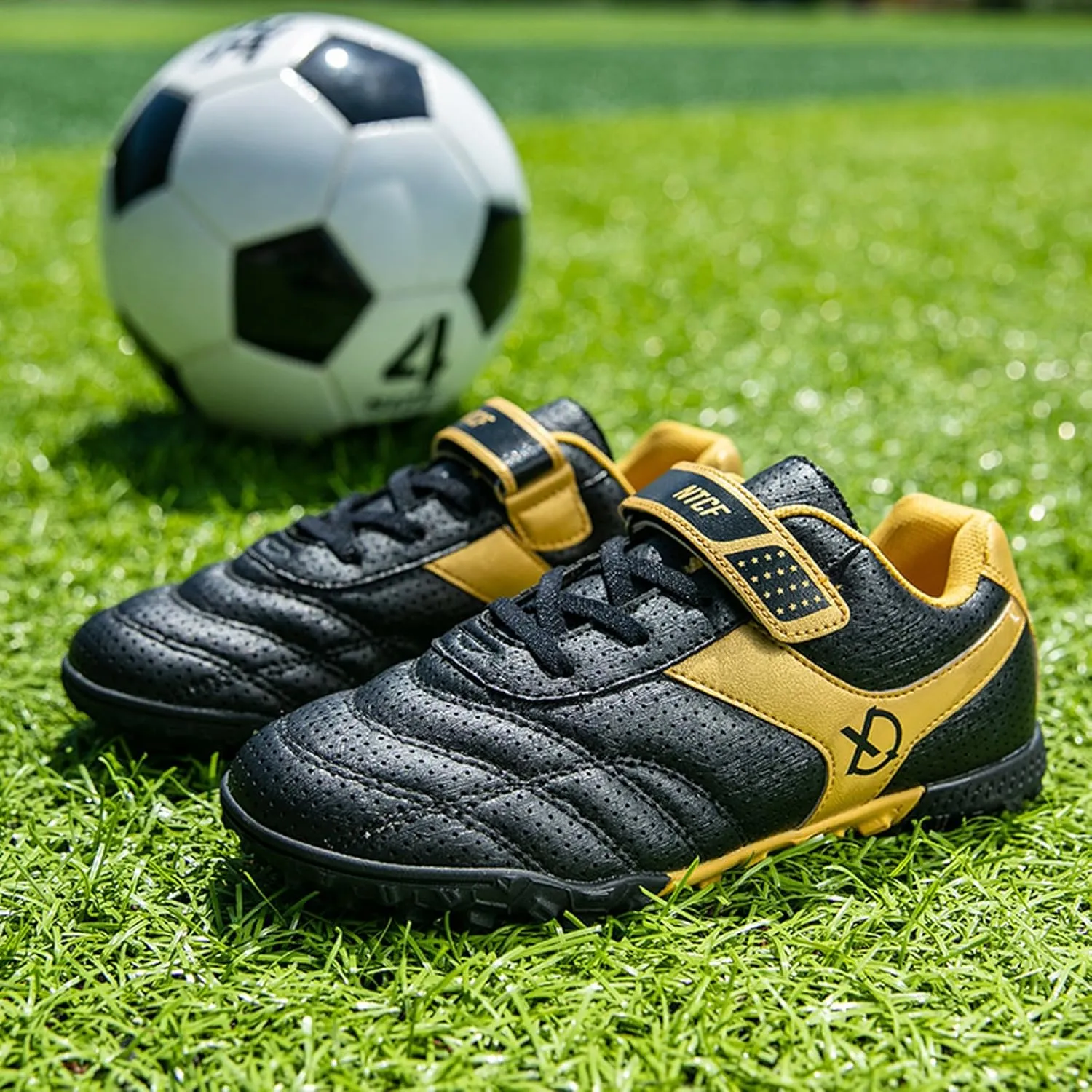 Eliogn Boys Girls AG/FG Soccer Shoes Outdoor Athletic Actual Combat Training Shoes Football Shoes for Kids (Little Kid/Big Kid)