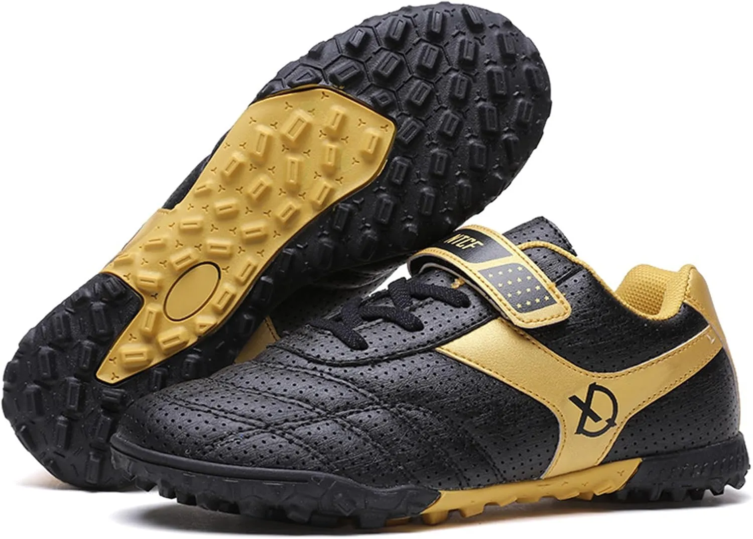 Eliogn Boys Girls AG/FG Soccer Shoes Outdoor Athletic Actual Combat Training Shoes Football Shoes for Kids (Little Kid/Big Kid)