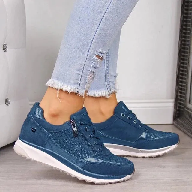Ella - Ergonomic Sneakers with zip closure