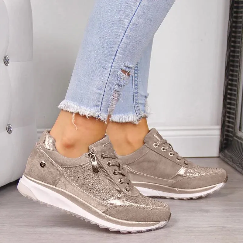 Ella - Ergonomic Sneakers with zip closure