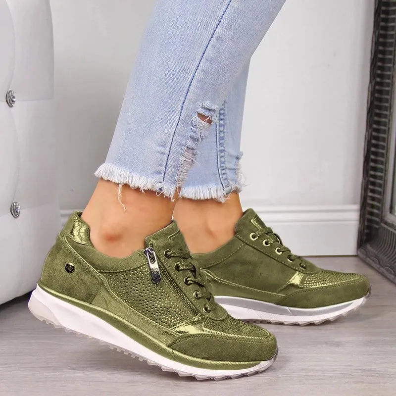 Ella - Ergonomic Sneakers with zip closure