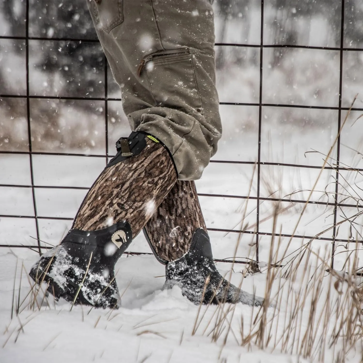 Gator Waders Men's Omega Hunting Durable Lightweight Insulated Boots with Calf Adjustable Gusset & Warm Fleece Lining