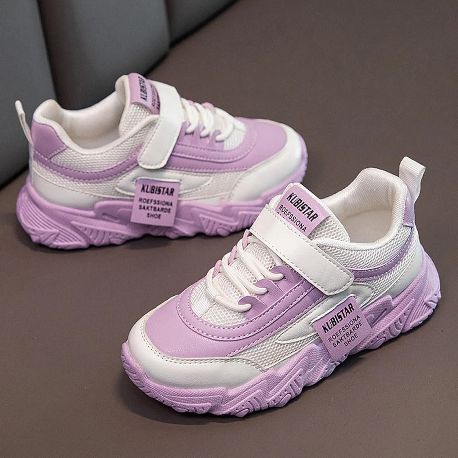 Girls Sneakers,Sneakers for Girls Fashion Athletic Running Sport Sneakers Kids Comfortable Lace Up Mesh Walking Shoes
