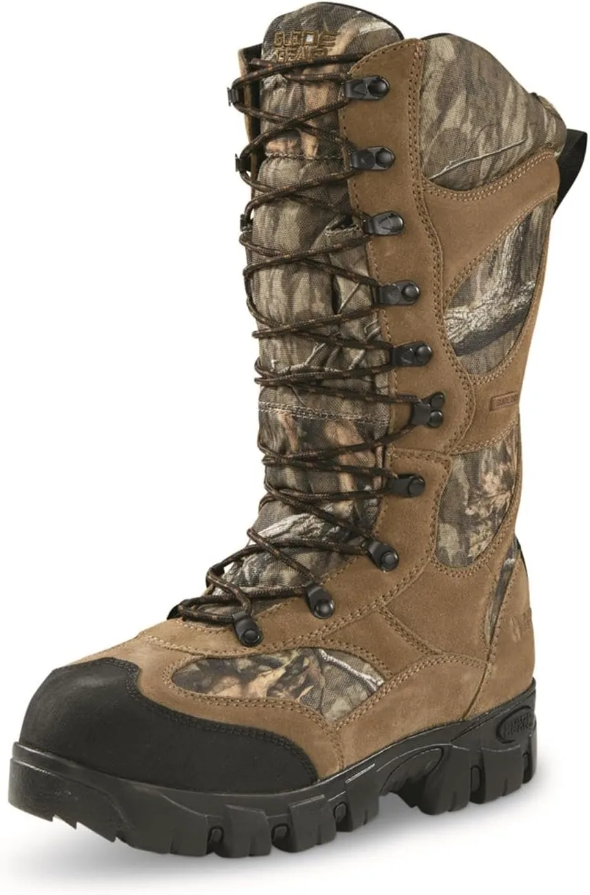 Guide Gear Giant Timber II Mens Waterproof Hunting Boots Insulated, Lace Up Hiking Shoes, 1400 Gram