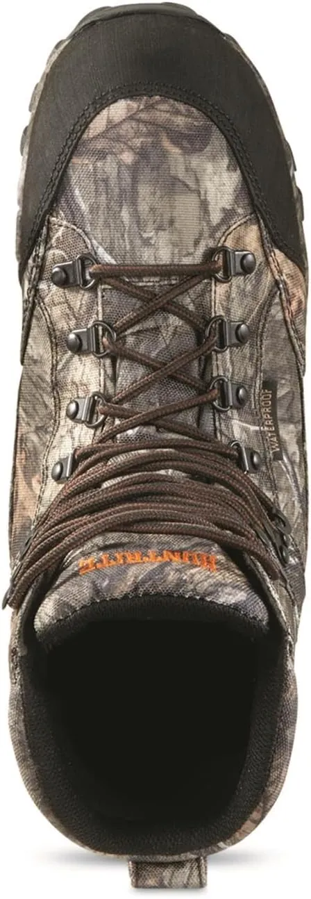 Guidelight 8" Waterproof Hunting Boots; for Men, Hiking, Climbing, Hunting Lace-Up Shoes with Thick Rubber Sole