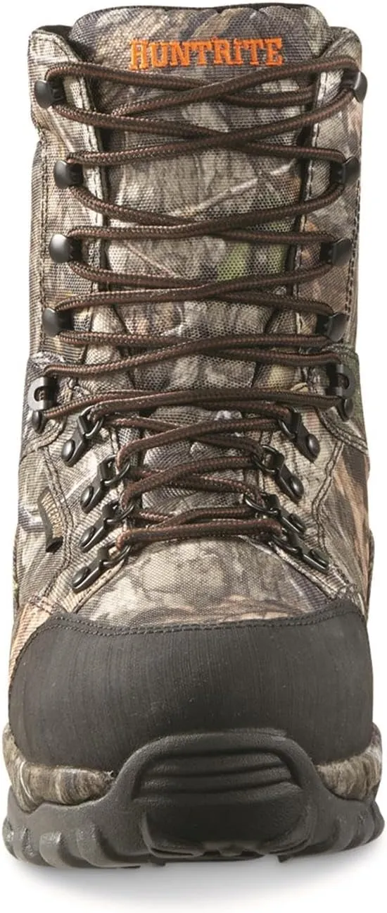 Guidelight 8" Waterproof Hunting Boots; for Men, Hiking, Climbing, Hunting Lace-Up Shoes with Thick Rubber Sole