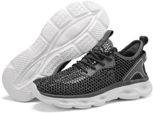 Hiking Shoes Men Lightweight Breathable Net Surface Anti Slip Outdoor Travel Shoes Trailing Trekking Camping Walking