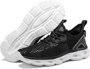 Hiking Shoes Men Lightweight Breathable Net Surface Anti Slip Outdoor Travel Shoes Trailing Trekking Camping Walking