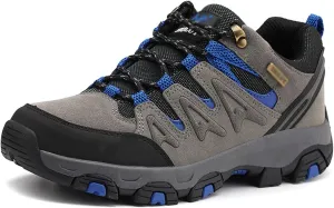 Hiking Shoes Men Women Non-Slip Trekking Shoes Low Mountain Boots Outdoor Breathable Sneakers,40,Grey