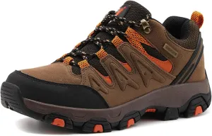 Hiking Shoes Men Women Non-Slip Trekking Shoes Low Mountain Boots Outdoor Breathable Sneakers,43,Brown