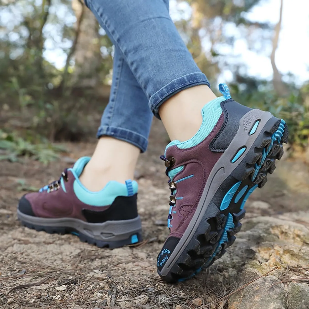 Hiking Shoes Mens Mountain Trekking Shoes Women Breathable Walking Shoes Climbing Shoes Sports Shoes Outdoor Hiking Boots