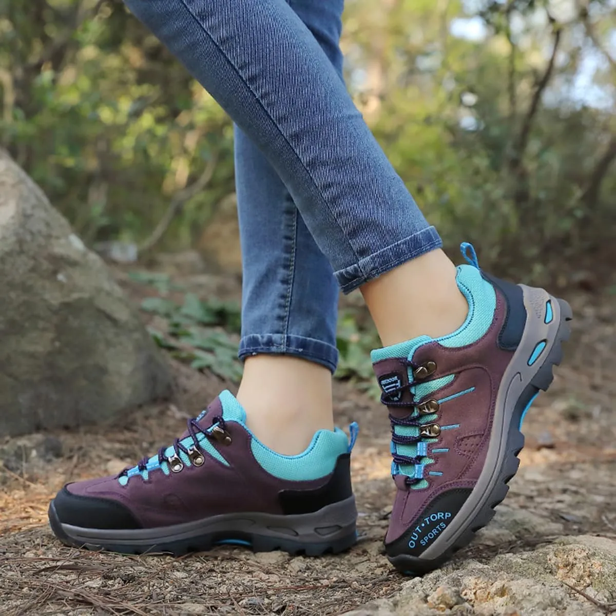 Hiking Shoes Mens Mountain Trekking Shoes Women Breathable Walking Shoes Climbing Shoes Sports Shoes Outdoor Hiking Boots