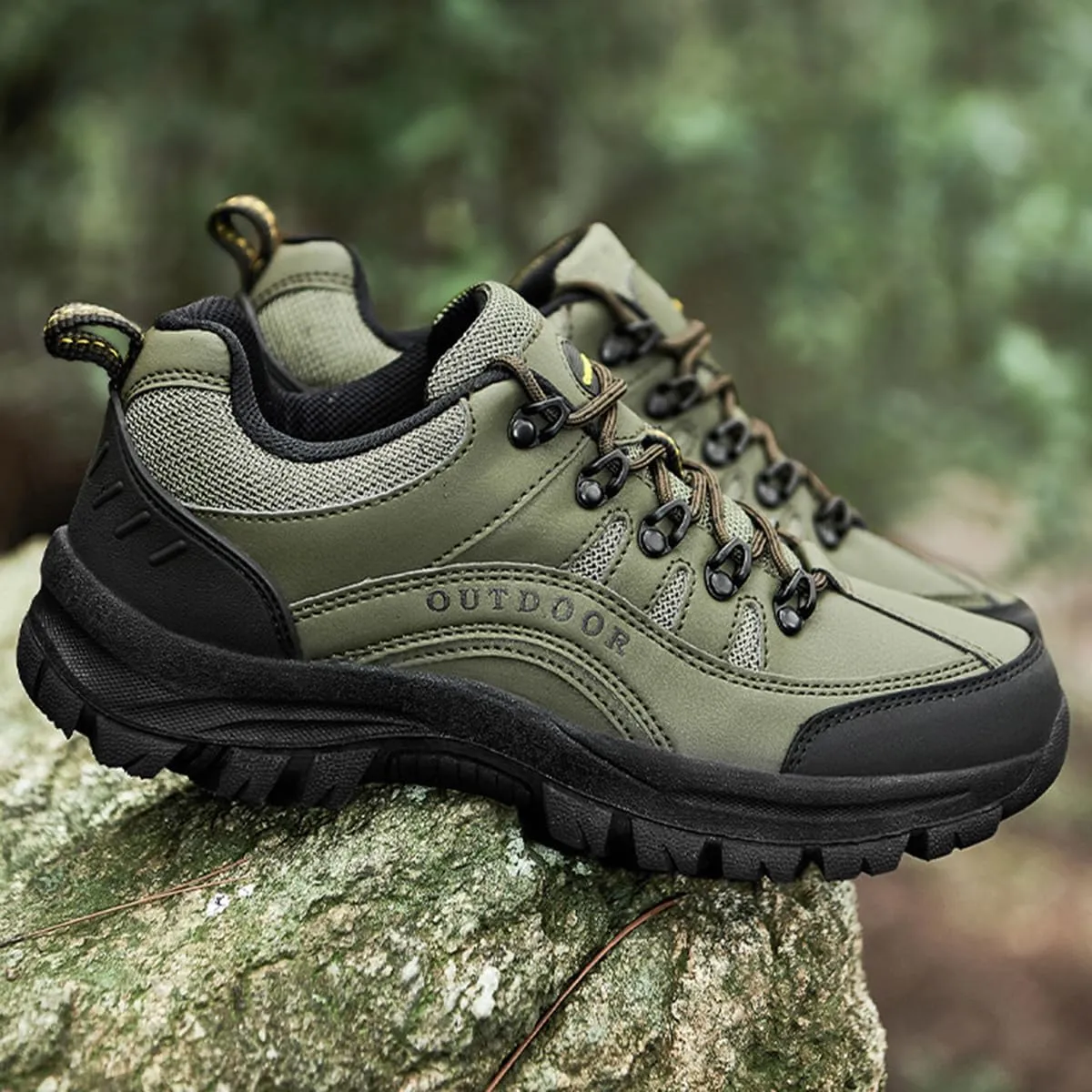Hiking Shoes Mens Waterproof Mountain Trekking Shoes Men Breathable Walking Shoes Outdoor Sports Running Camping Climbing