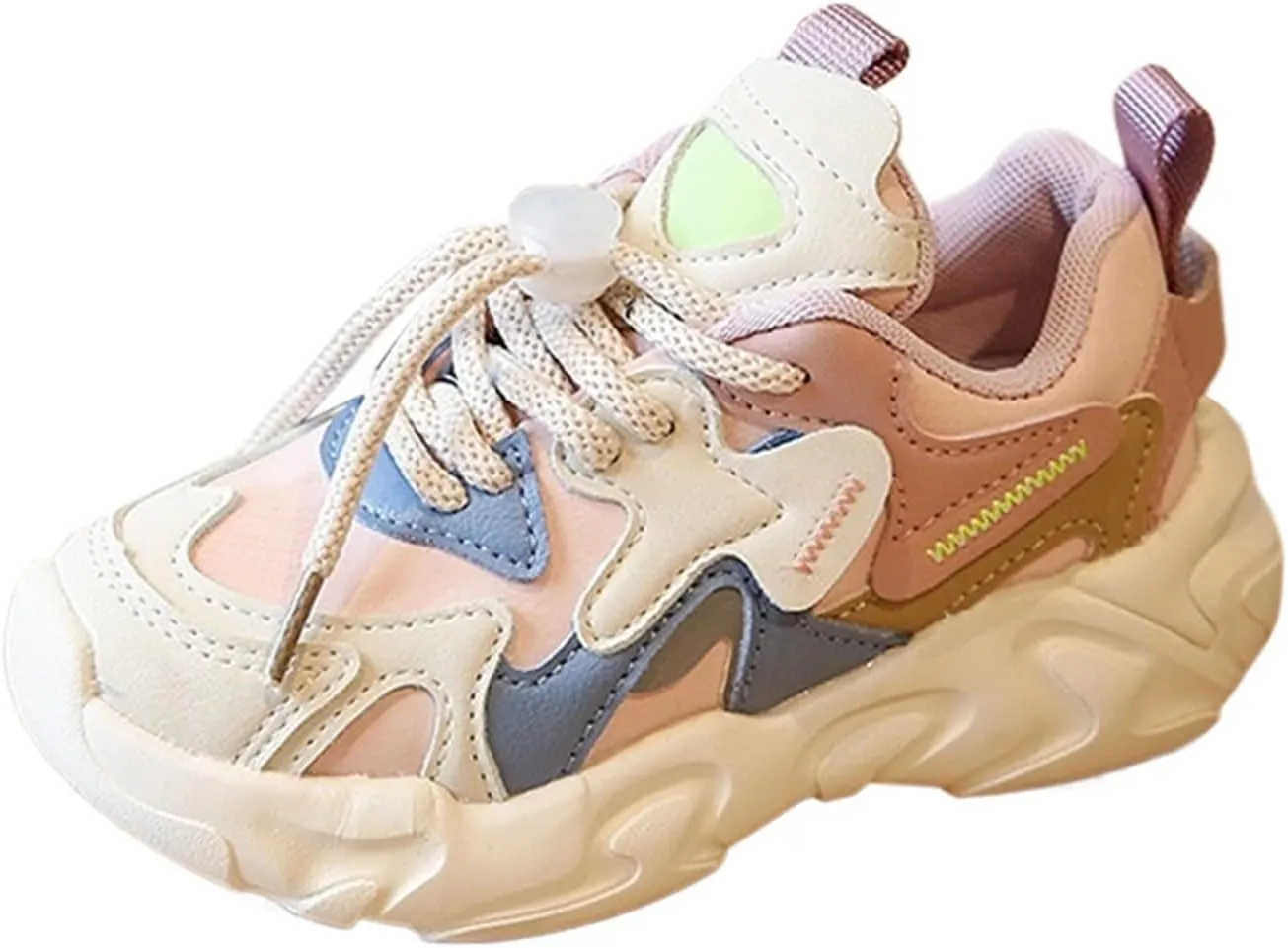IWIHMIV Girls Running Shoes Kids Sneakers Boys Girls Kids Sneakers Running Outdoor Walking Tennis Shoes Non Slip Sneakers