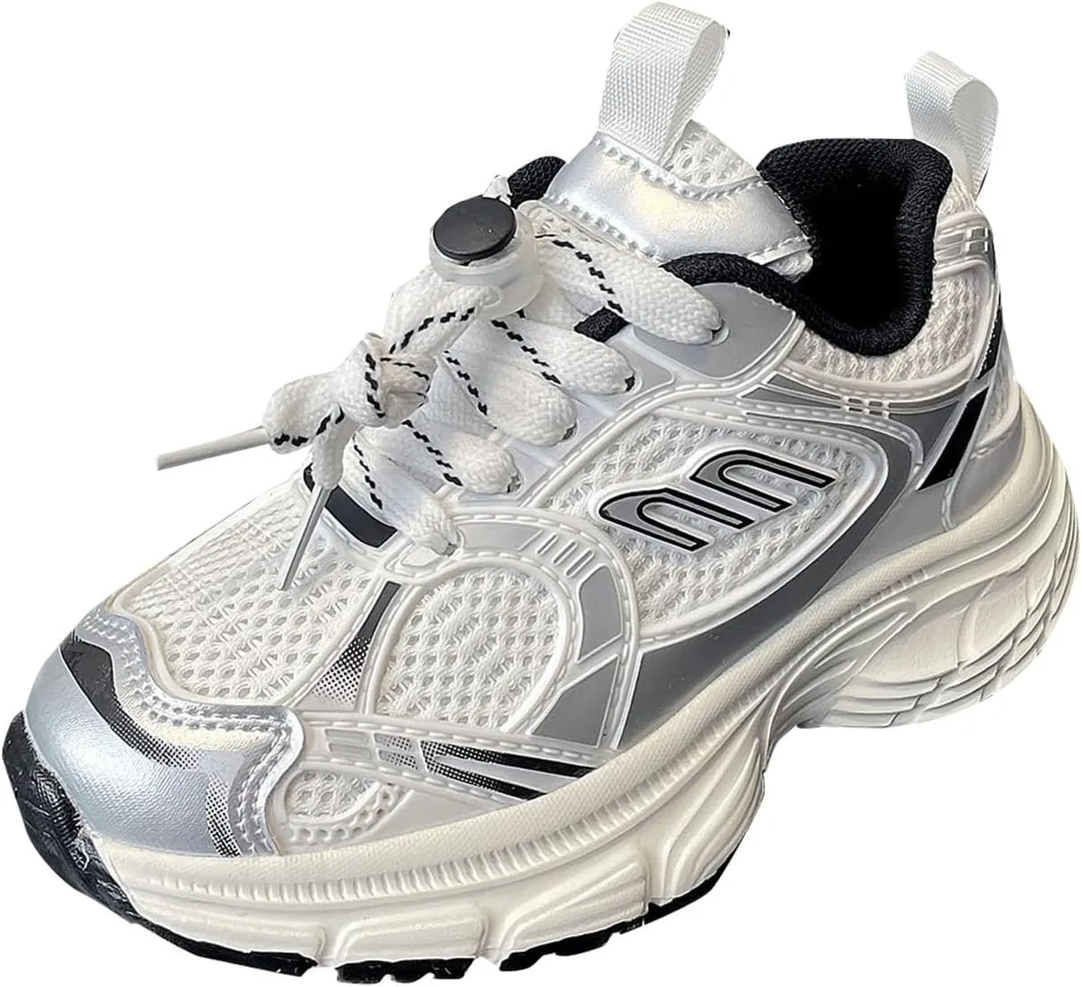 IWIHMIV Kids Walking Shoes Lightweight Breathable Sneakers Slip-on Comfortable Causal Running Tennis Shoes for Boys Girls